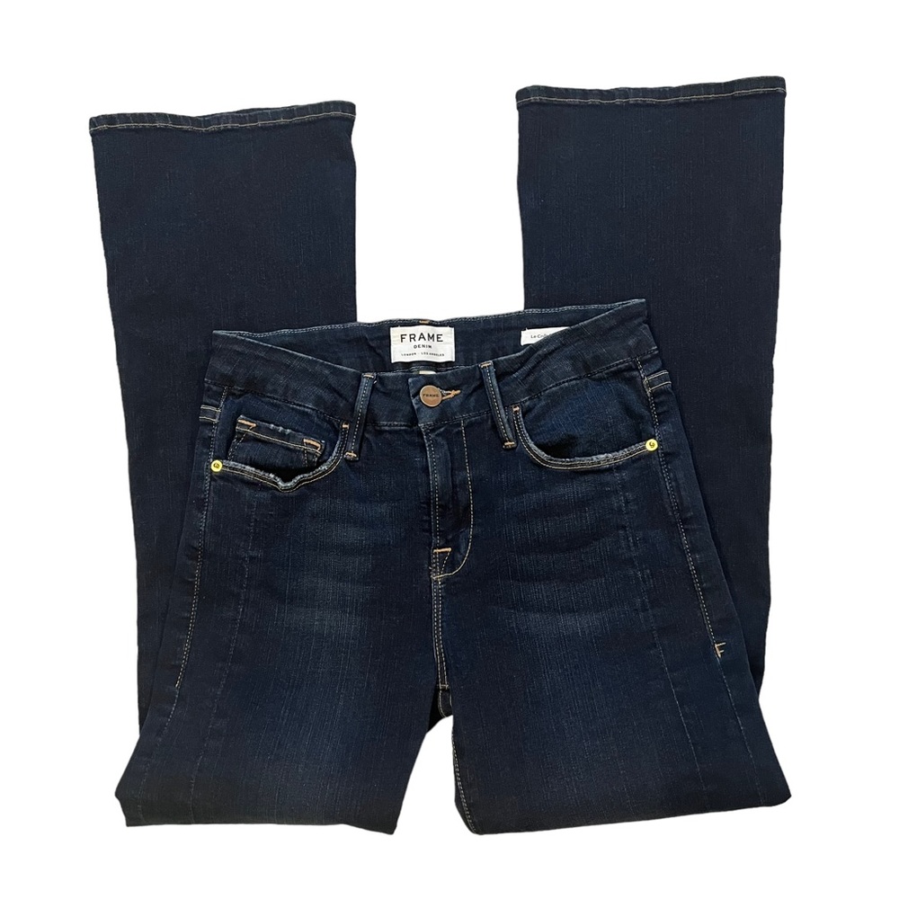 Frame Le Crop Mini Boot Johnson Jeans Split Hem S… - image 4